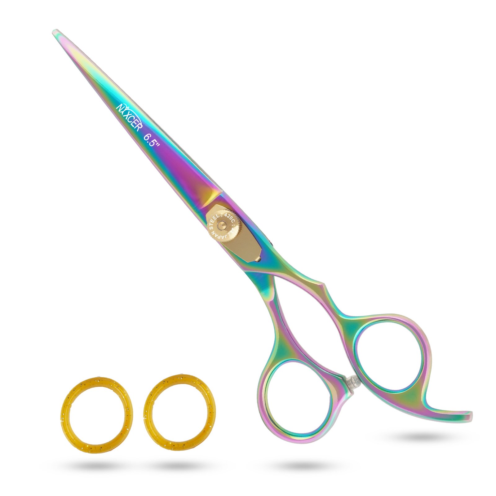 NIXCER Professional Sharp Series Razor Edge Hair Cutting Scissors – Rainbow