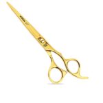 NIXCER Professional Series Hair Cutting and Dressing Scissors (6.5-inches) – Gold