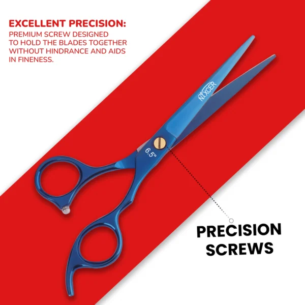 Nixcer Professional Moose Screw Blue Hairdressing Scissors