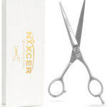 NIXCER Signature Sharp Series KOREAN Hair Cutting Shears (6.5-inches) – Silver