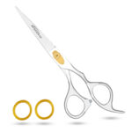 NIXCER Professional Sharp Series Razor Edge Hair Cutting Scissors – Silver