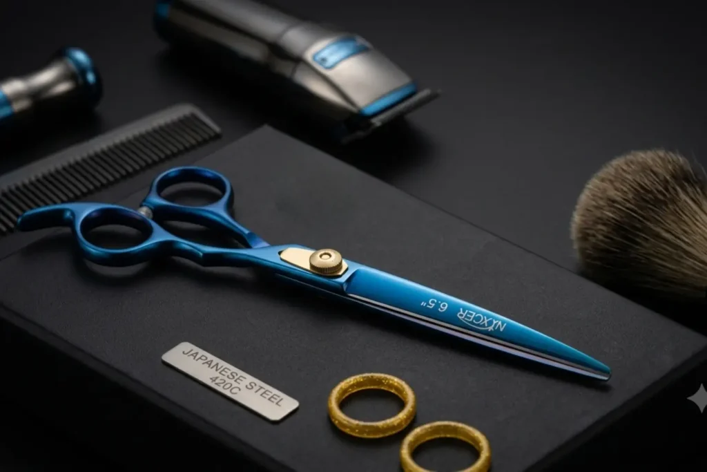 Japanese steel razor edge scissors