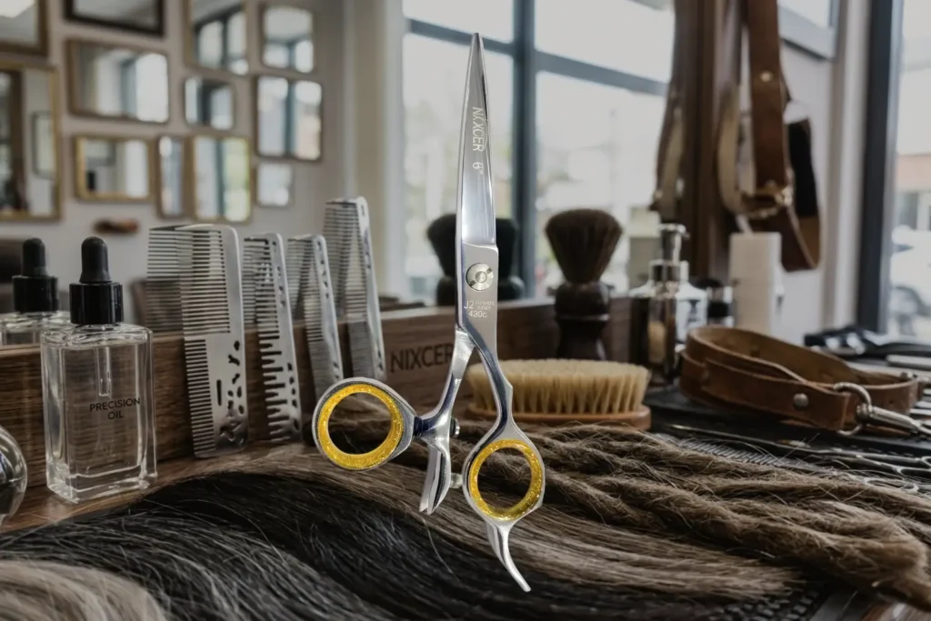 Japanese steel razor edge scissors