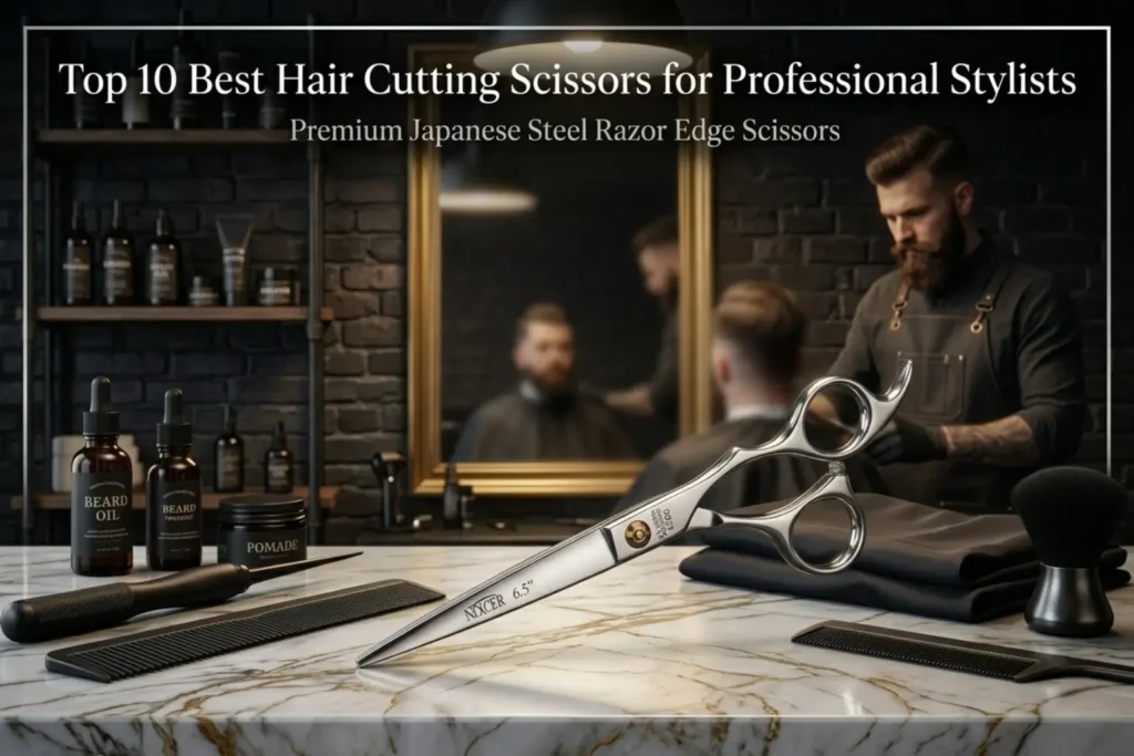 Japanese steel razor edge scissors