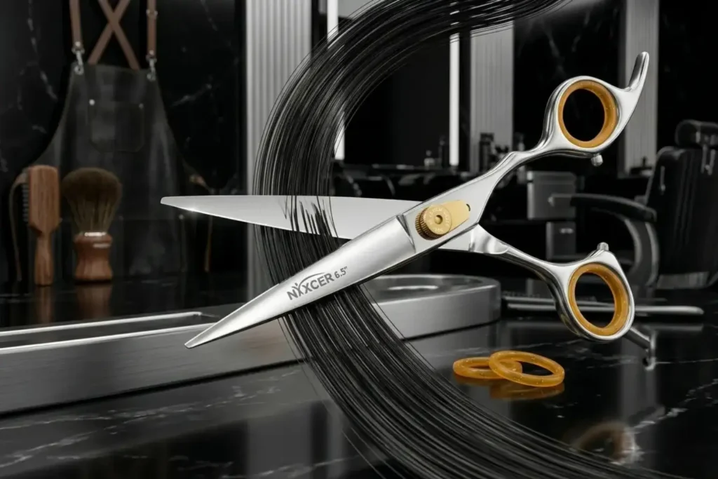 Japanese steel razor edge scissors