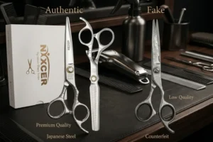 Japanese steel razor edge scissors
