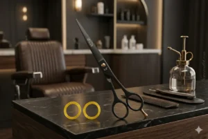 Japanese steel razor edge scissors