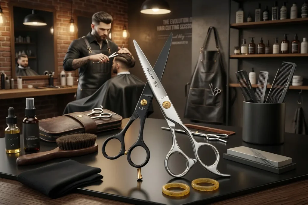 Japanese steel razor edge scissors