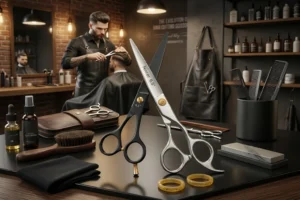 Japanese steel razor edge scissors