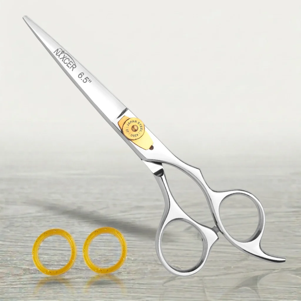 Professional Sharp Series Razor Edge Hair Cutting Scissors Silver