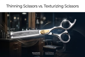 Japanese steel razor edge scissors
